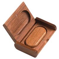 Flashdisk Usb kayu dengan kotak, Flash Drive Usb kayu 8Gb 16Gb 32Gb Cle bambu stik memori Usb 64gb 128gb