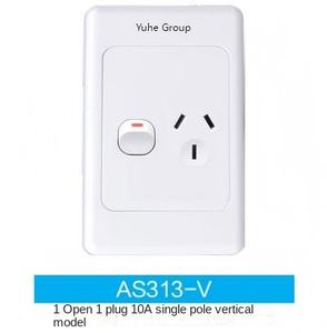 Enchufe e interruptor estándar australianos, toma de corriente dual USB AU, toma de corriente GPO individual con interruptor. - Product Image 6