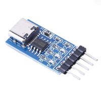 CH340N USB-C - TTL Seri Adaptör Tip-C - TTL Seri Port Modülü 5V USB - Seri Dönüştürücü MCU Program İndirme Hata Ayıklama Kartı