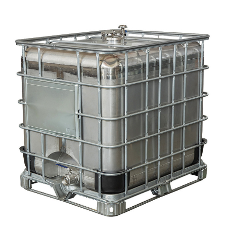 Stainless Steel 304 1000L IBC tank Liquid Storage for Food & Chemicals