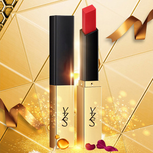 Private Label 3 Cor Matte Misty Batom Gift Set Magro Tubo de Ouro Impermeável Velvet Mist Batom de Longa Duração para Girl Friend - Product Image 3