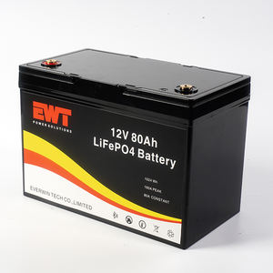 EWT paket baterai Lithium besi fosfat, perlindungan suhu rendah BMS bawaan isi ulang ukuran kecil 12V 80AH LiFePO4 - Product Image 4