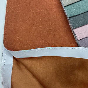 Rideaux occultants unis en polyester 100 %, nouveau style, vente en gros d'usine, pour fenêtres, technique de tissage - Product Image 4