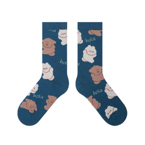 Hot Bán Phụ Nữ Của Chất Lượng Cao Cotton Đàn Hồi Vui Gấu Panda Crew Vớ Cho Mùa Thu Mùa Đông Thoải Mái Nén Crew Cuff - Product Image 6