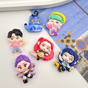 Charm in Resina K-Pop Demon Hunters, Decorazioni Anime Cartoon Fai-da-Te per Cover Telefoni e <span class=keywords><strong>Scarpe</strong></span> - Product Image 2