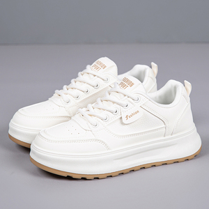 Zapatos Blancos Transpirables de Primavera para <span class=keywords><strong>Mujer</strong></span>, Zapatos Casuales Deportivos y de Ocio con Suela Gruesa y Versátiles - Product Image 6