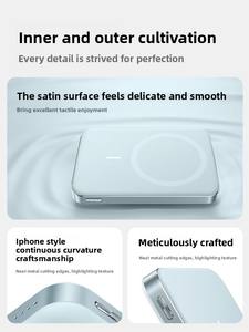 אנקר מגגו בנק חשמל רזה 10,000mah חבילה מגנטית 7.5w מטען נייד מהיר במיוחד - Product Image 4