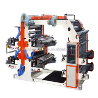Machine d'impression flexographique 6 couleurs sac en papier tissu flexo sac en plastique machine d'impression machines