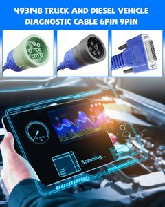 493148 chẩn đoán Cáp 6Pin 9pin Adapter Tương thích cho ô tô điện tử & máy ứng dụng - Product Image 5