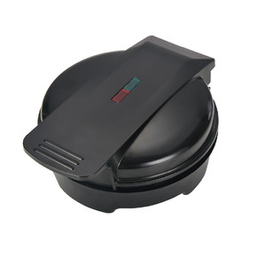 Máquina para hacer donas eléctrica redonda de 110V para panadería con enchufe estadounidense, en blanco y negro, para 4 o más piezas - Product Image 1