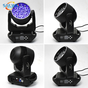 Projecteur à tête mobile LED Sailwin 19X15W AURA Marc RGBW ZOOM <span class=keywords><strong>DMX</strong></span> avec anneau LED - Product Image 6