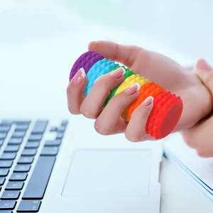 Mới lạ Silicone cảm giác con lăn thần kinh đồ chơi lo lắng cứu trợ căng thẳng Đồ chơi con lăn ngón tay - Product Image 1
