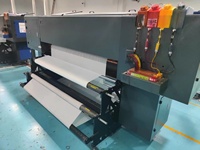 Plotter sublimasi Inktime berkualitas tinggi bekas pakai 1.9m 8 I3200, printer sublimasi pewarna tekstil digital format besar