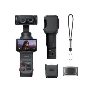 Vente en gros Insta360 <span class=keywords><strong>Luna</strong></span> Ultra Standard Bundle Caméra d'action 8K avec stabilisateur Noir / Blanc Fonctionnalités complètes testées - Product Image 1