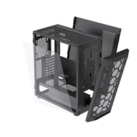 Lovingcool nouveau Design E-ATX rvb jeu bureau côté verre trempé boîtier d'ordinateur et tour pleine tours maille panneau avant châssis PC