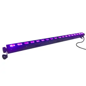 18x3W Power Linkable LED Black Light for Blacklight wash led Party Halloween Hunted House Decoration light