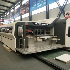 2024 papier ondulé entièrement automatique flexo imprimante slotter die cutter machine pour la fabrication de boîtes en carton