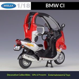 รถมอเตอร์ไซค์โลหะผสมแบบหล่อขึ้นรูป WELLY <span class=keywords><strong>1</strong></span>:18 พร้อมฐานตั้งโชว์ สำหรับนักสะสม ของขวัญ ขายส่ง - Product Image 3