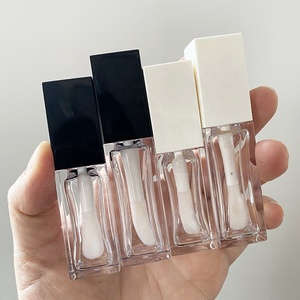 10ml 8ml Thickened Lipgloss Tubes Custom logo square <strong>Lip</strong> <strong>Gloss</strong> Tubes with Big Brush Big Wand and <strong>Packaging</strong> <strong>Boxes</strong> - Product Image 1