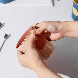 Cloud Shaped Mouthwash Cup Single Layer Toothbrush Mug For Couple Bathroom Use - Product Image 3