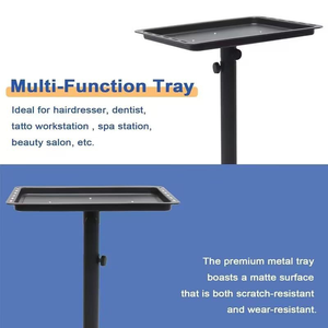 Hair styling tray - adjustable mobile storage <b>rack</b> tool cart <b>for</b> hair salons and barber shops - Product Image 3