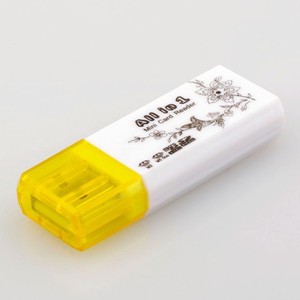 All-in-One USB 2.0 <strong>Mini</strong> Multi-Function <strong>Card</strong> <strong>Reader</strong> HT-186A for Computer <strong>High</strong>-Speed Transmission Supports SD/MS/microSD/TF/M2 ABS - Product Image 4