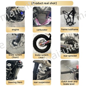 Moto tout-terrain de haute qualité GX Dirt Bike NB 300cc, moteur 4 temps, refroidissement par eau, SOHC, 4 cylindres simples, 80 km/h - Product Image 3