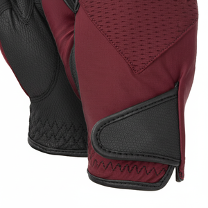Gants d'équitation en cuir véritable pour l'hiver Gants d'équitation marron à prix réduit - Product Image 1