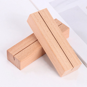 แท่นวางการ์ดทำจากไม้ BQ-17ตั้งโต๊ะสำหรับทำปฏิทินและโน้ต - Product Image 3