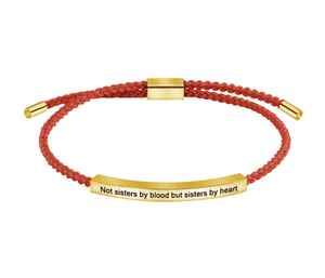 أساور صداقة من الفولاذ المقاوم للصدأ مع حروف روحانية، أساور مجدولة للنساء، هدايا - Product Image 5