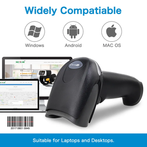 NETUM Pos System 1D 2D QR <span class=keywords><strong>Code</strong></span> ReaderWireless Handheld Barcode <span class=keywords><strong>Scanner</strong></span> con soporte - Product Image 5