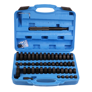 Kit d'outils d'installation et de retrait de roulement de moyeu de vélo, ensemble d'outils de support inférieur pressé, outil d'assemblage de démontage de moyeu de roulement, Kit d'outils de vélo