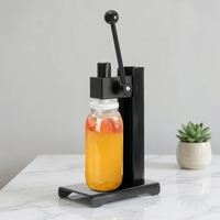 Machine à sceller les boîtes manuelle, scelleuse de boîtes portative pour boîtes en PET et en métal, pour thé à bulles, café, jus, usage domestique et commercial