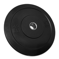 Disques de poids en caoutchouc pour usage commercial en salle de sport, pour haltères et manches d'haltères - Antidérapants, durables, options de 5 kg à 25 kg