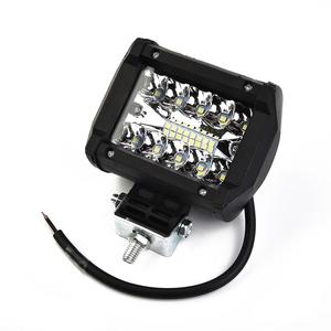 60W 12V <span class=keywords><strong>LED</strong></span> Barre lumineuse de travail étanche, anti-poussière et antichoc pour camion SUV ATV UTV Bateau <span class=keywords><strong>Lumen</strong></span> élevé - Product Image 3