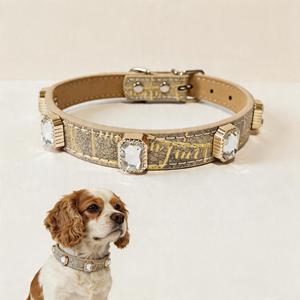 Collar <span class=keywords><strong>de</strong></span> Perro <span class=keywords><strong>de</strong></span> Cuero PU con Patrón <span class=keywords><strong>de</strong></span> Cocodrilo <span class=keywords><strong>de</strong></span> Alta Gama Personalizado - Joyería Elegante para Mascotas para Comercio Electrónico o Vendedores Minoristas en Línea - Product Image 4