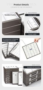 Premium Luxury Jewelry Leather <strong>Trays</strong> for Jewelry Wholesalers Luxury Jewelry Organizer <strong>Ring</strong> <strong>Display</strong> <strong>Trays</strong> - Product Image 3