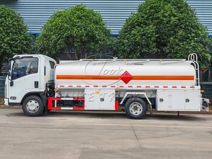 Camión cisterna de transporte de aceite de gran venta 8000L-13000L, tanque de aceite Isuzu, tanque de almacenamiento de GLP sobre suelo para repostaje en sitios de construcción - Product Image 3