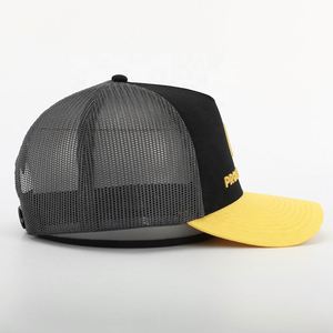 Gorra de camionero de malla de algodón para hombre, gorra de camionero OEM para deportes al aire libre, diseño personalizado de alta calidad, logotipo bordado, gorra de moda de 5 paneles al por mayor - Product Image 4