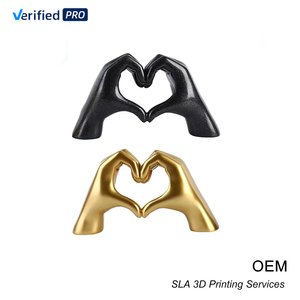 Grosir persediaan pesta promosi dua tangan Resin ornamen hati untuk ulang tahun dan Hari Ibu - Product Image 1