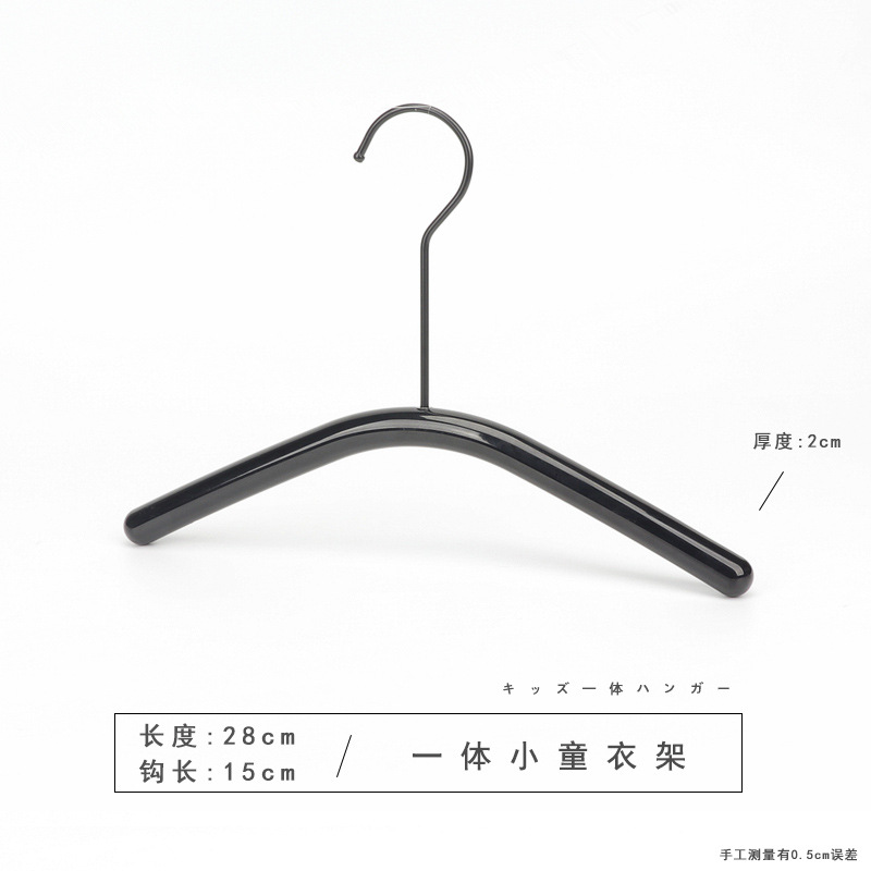 2. Acrylic Black One-Piece Toddler Bag [15cm Black Hook]