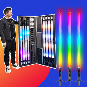 Tube LED Pixel 360 Portable Sans Fil IP65 sur Batterie, Barre Lumineuse LED Sans Fil DMX pour Club, Fête, DJ et Scène - Product Image 1