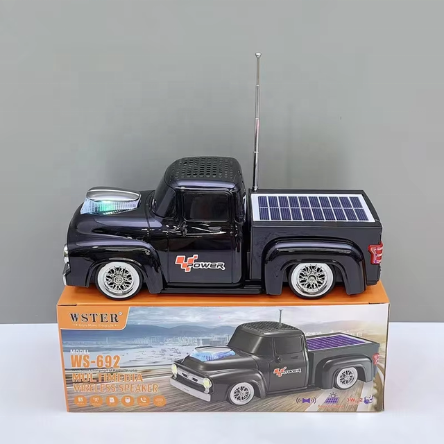 Wholesale Home Theater Sound System BT Woofer Speaker Wireless Party Speaker Automobile Toy Truck Mini Music Player LED Light