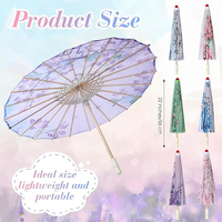 33 pouces parapluies en papier parapluie bricolage peinture huilée parapluies artisanat pour mariage mariée décor de fête