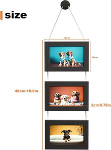 Cornice <span class=keywords><strong>per</strong></span> <span class=keywords><strong>foto</strong></span> in legno rustico MDF 4x6 pollici con cornice <span class=keywords><strong>per</strong></span> <span class=keywords><strong>foto</strong></span> in acrilico con cornice <span class=keywords><strong>per</strong></span> Collage di <span class=keywords><strong>compleanno</strong></span> <span class=keywords><strong>per</strong></span> la famiglia regalo <span class=keywords><strong>per</strong></span> gli amanti - Product Image 2