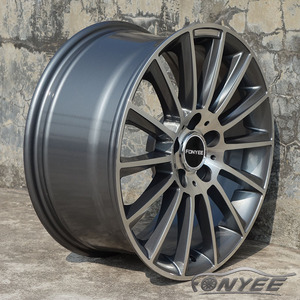 Cerchi in Lega di Alluminio Modificati per Auto da 17, 18, 19 Pollici, Finitura Nera, Design a Quattordici Colonne per Mercedes Classe E - Product Image 2