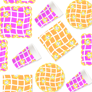 DAMAI Wildflower <b>Plates</b> and Napkins Party Supplies Wildflower Baby <b>Shower</b> Decorations for Spring Picnic Tea Party Serves 8 - Product Image 2