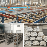 Profils en aluminium pour portes et fenêtres exportés de Chine, profils d'extrusion turcs, profils en aluminium 6063 T5 avec revêtement en poudre