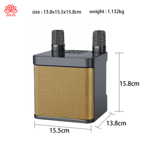 Máy Karaoke Mini Bluetooth để hát Loa Karaoke nhỏ với hai micro không dây trẻ em KTV Loa Bluetooth - Product Image 4