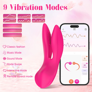 アプリ操作クレイジーバニー女性用快感クリトリスバイブレーターウェアラブルパンティーバイブレーターミニ大人のおもちゃ女性用 - Product Image 6